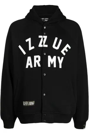 Izzue Chamarra con capucha y logo estampado