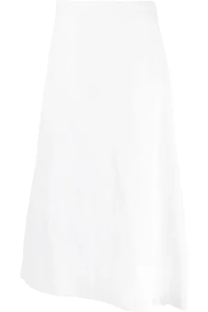 Jil Sander Falda midi con diseño asimétrico