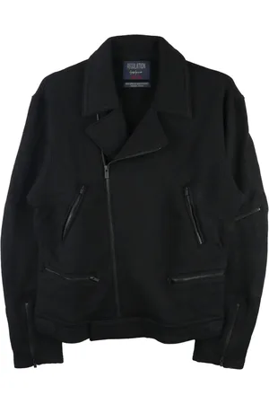YOHJI YAMAMOTO Chamarra biker con cierre