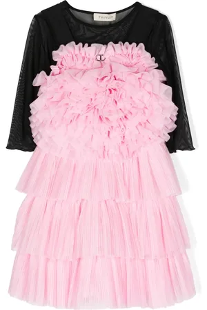 Twin-Set Vestido a capas con volantes