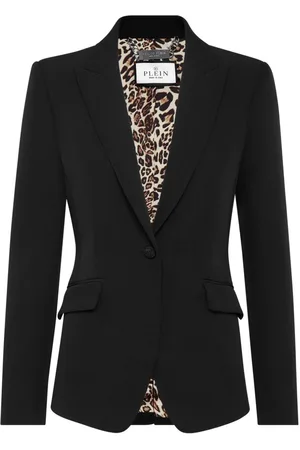 Philipp Plein Blazer con solapa de pico y botones