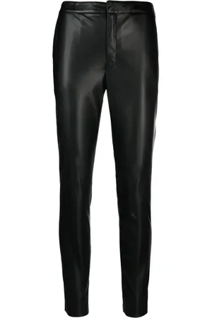 Twin-Set Pantalones slim con placa del logo