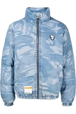 A Bathing Ape Chamarra con motivo militar
