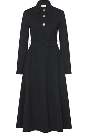 ROSETTA GETTY Vestido camisero midi con cinturón