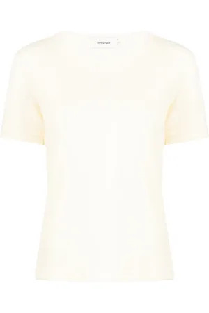 GOODIOUS Playera con costuras en contraste
