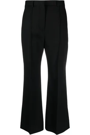 Lanvin Pantalones capri con diseño acampanado