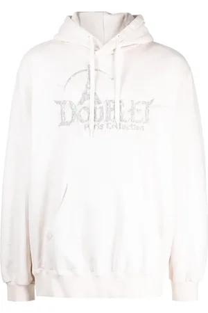 DOUBLET Hoodie con detalles del logo