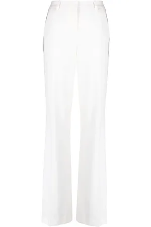 P.A.R.O.S.H. Pantalones rectos con rayas laterales