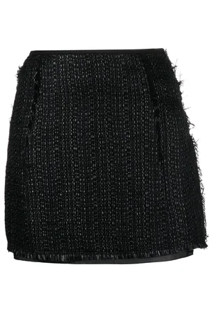 Lanvin Falda corta con diseño acampanado