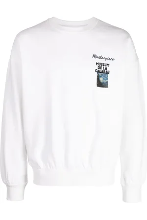 Musium Div. Sudadera con estampado de pintura