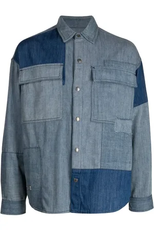 Izzue Camisa con paneles y eslogan estampado