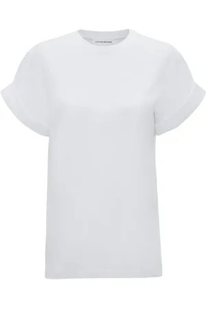Victoria Beckham Playera con cuello redondo