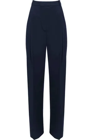 Victoria Beckham Pantalones de vestir con cierre oculto