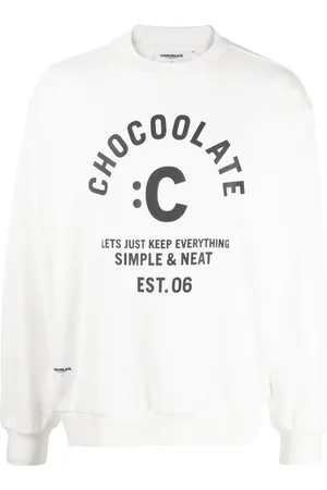 Chocoolate Slogan-print cotton sweatshirt