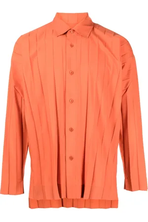 Issey Miyake Camisa plisada manga larga