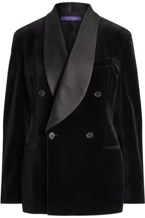 Ralph Lauren Blazer de terciopelo con doble botonadura