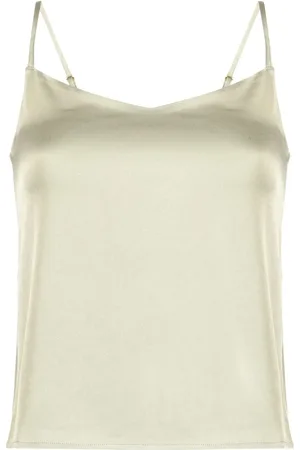GOODIOUS Top con cuello en V