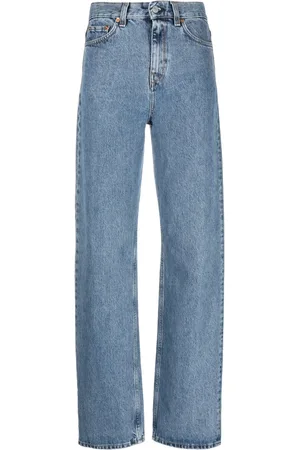 Sporty & Rich Jeans rectos con tiro alto