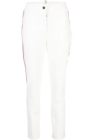Moncler Pantalones slim con rayas laterales