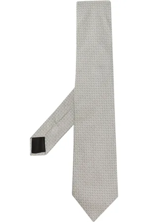 Givenchy Corbata de seda con estampado gráfico