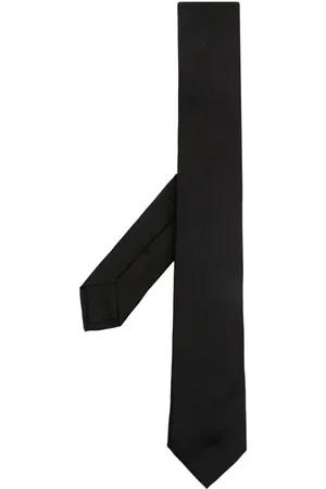 Givenchy Corbata de seda con logo bordado