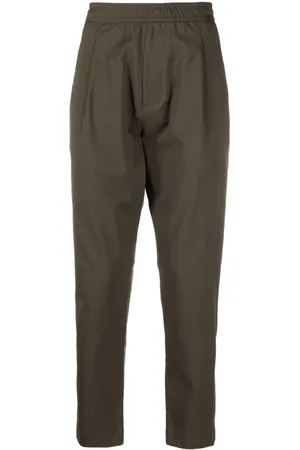 LOW BRAND Pantalones tapered con pretina elástica y pinzas