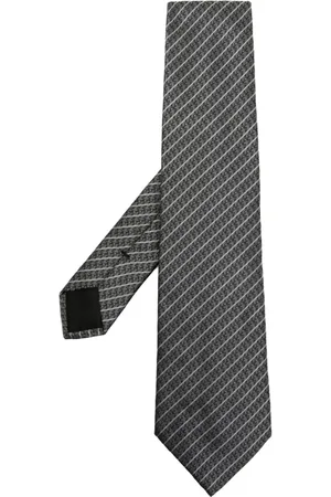 Givenchy Corbata de seda con estampado abstracto