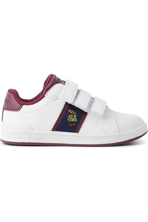Ralph Lauren Tenis cierre autoadherente y logo bordado