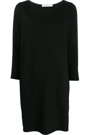 Harris Wharf London Vestido recto con cuello barco