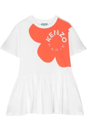 Kenzo Vestido con motivo Boke Flower