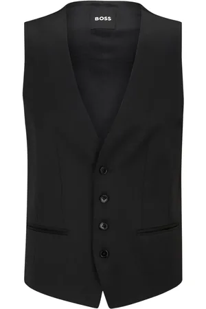 HUGO BOSS Chaleco de vestir con botones