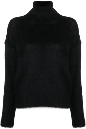 Saint Laurent Suéter con cuello vuelto