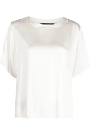 TRANSIT Playera con paneles satinados