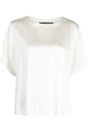 TRANSIT Playera con paneles satinados