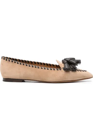 Ralph Lauren Flats con detalle de borlas