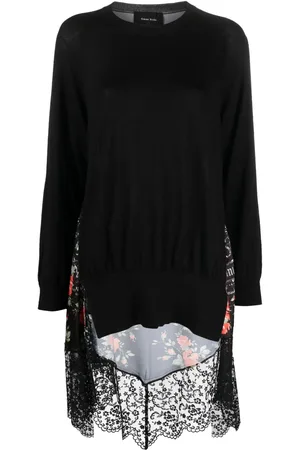 Simone Rocha Top asimétrico con paneles