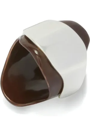Jil Sander Anillo con diseño en contraste