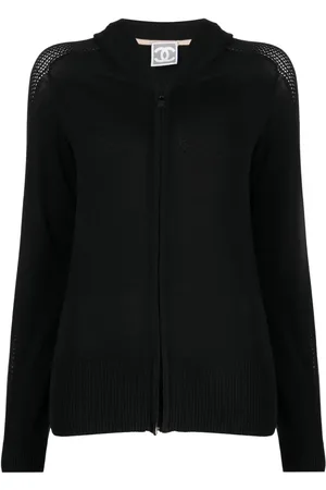 CHANEL Hoodie con perforaciones CC 2008