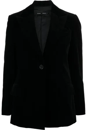 Proenza Schouler Blazer de terciopelo con botones