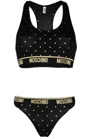 Moschino logo-underband tie-dye Bra - Farfetch