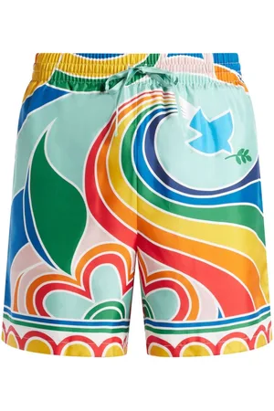 Casablanca Bermudas de seda Le Pouvoir Des Fleurs