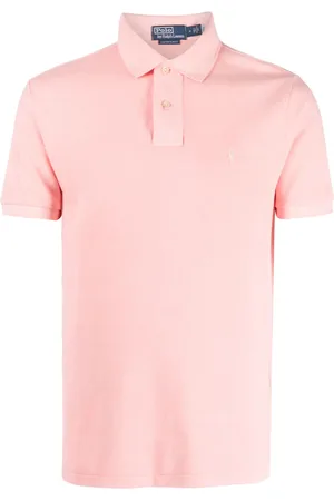 Ralph Lauren Playera tipo polo con logo bordado