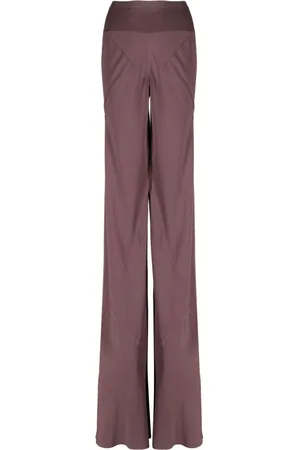 Rick Owens Pantalones rectos cortados al bies