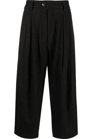 ZIGGY CHEN Pantalones drop crotch con pinzas
