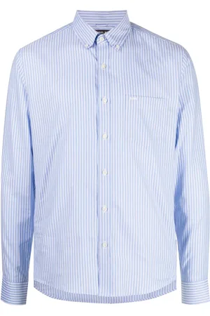 Michael Kors Camisa Oxford con logo bordado y motivo de rayas