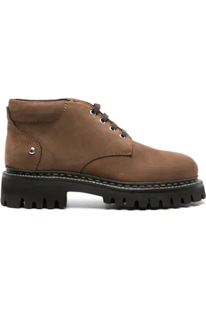 Dsquared2 Botines de gamuza con agujetas