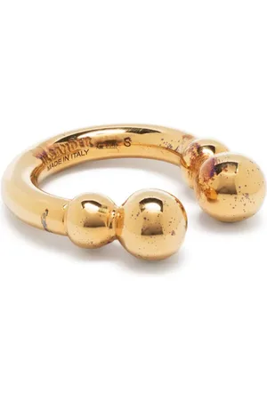 Jil Sander Anillo con diseño circular y acabado pulido
