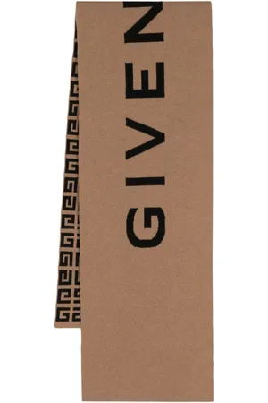 Givenchy Bufanda reversible con logo en intarsia