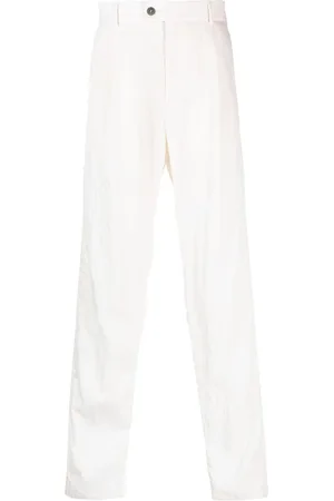 Giorgio Armani Pantalones rectos con efecto arrugado