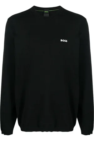 HUGO BOSS Suéter con logo estampado